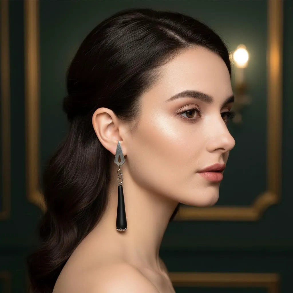 Pendientes Carmina Negros