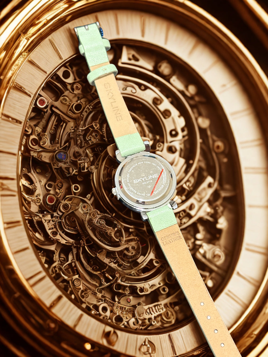 Reloj Verde piel