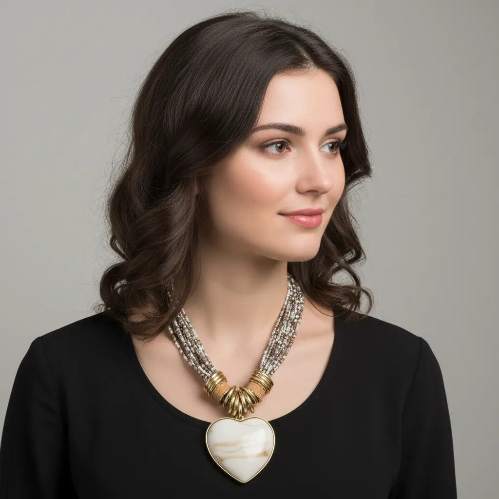 Collar Helado Nácar