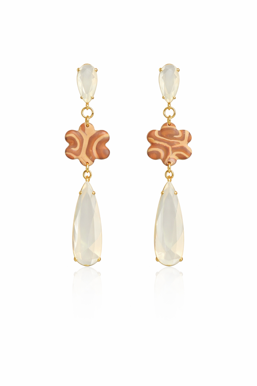 Pendiente Aura Tierra