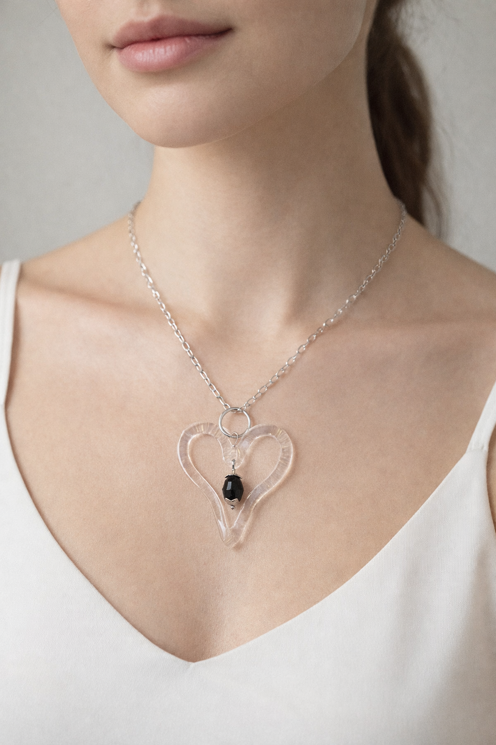 Collar Corazón Cristal