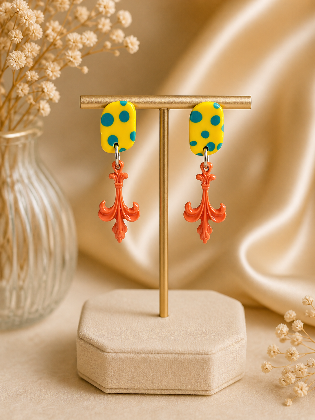 Pendientes Aurys Tricolor
