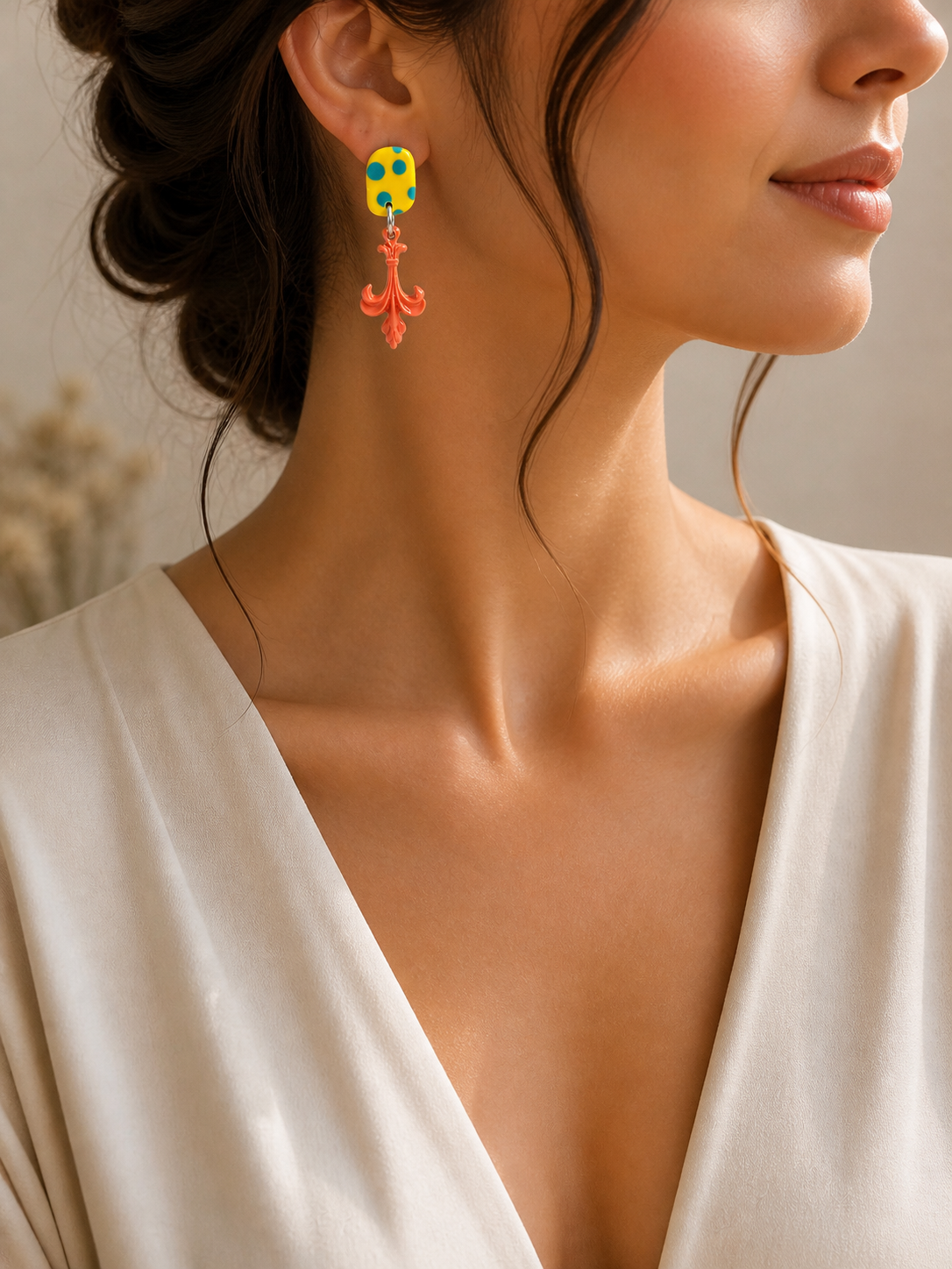 Pendientes Aurys Tricolor