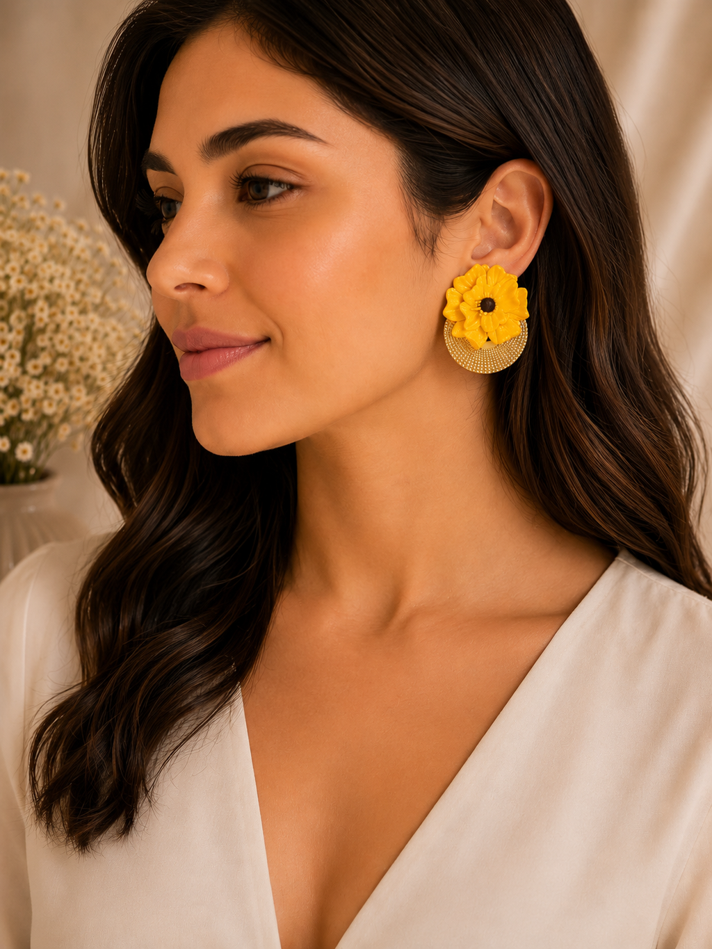 Pendientes Lisbeth Amarillos