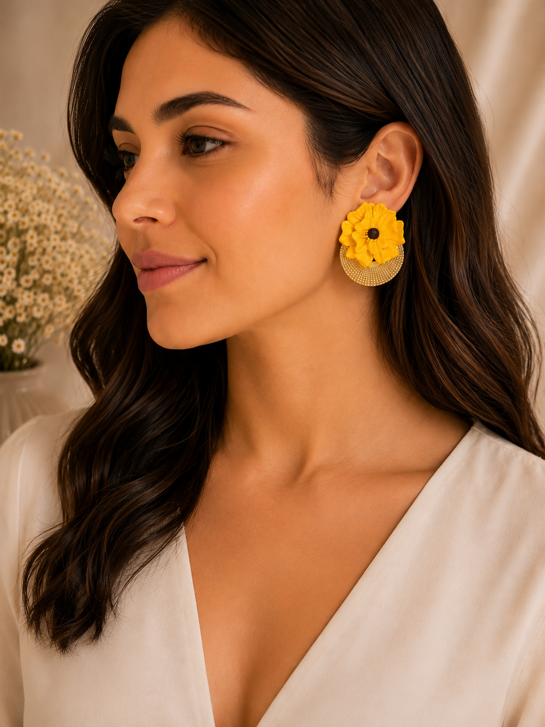 Pendientes Lisbeth Amarillos