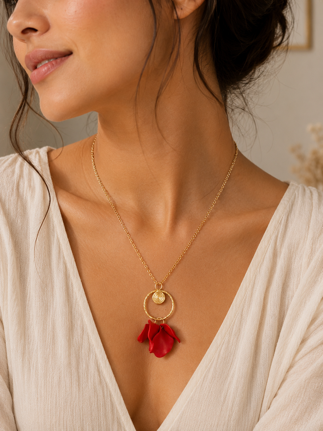 Collar Pétalos