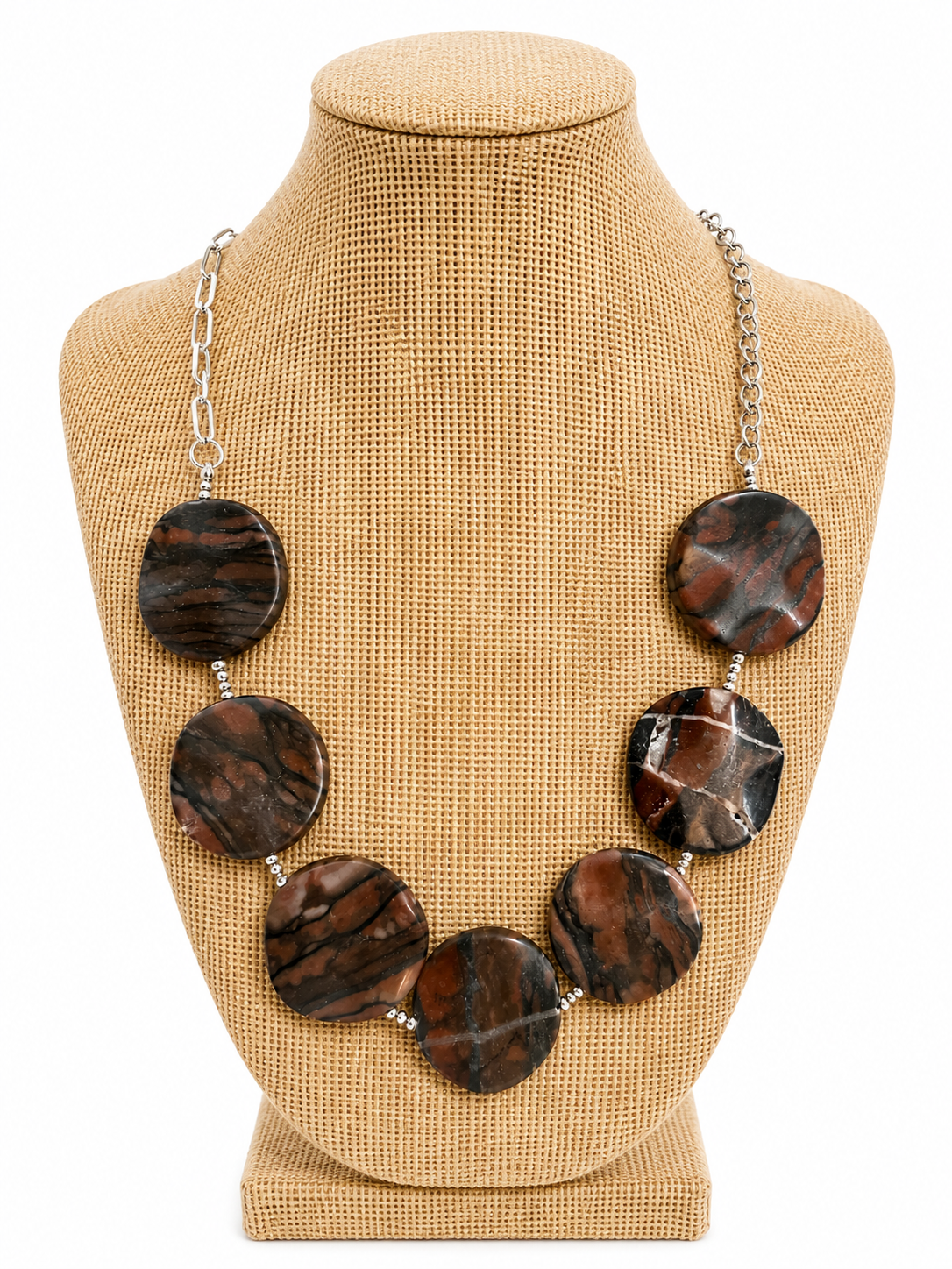 Collar Discos de Jaspe