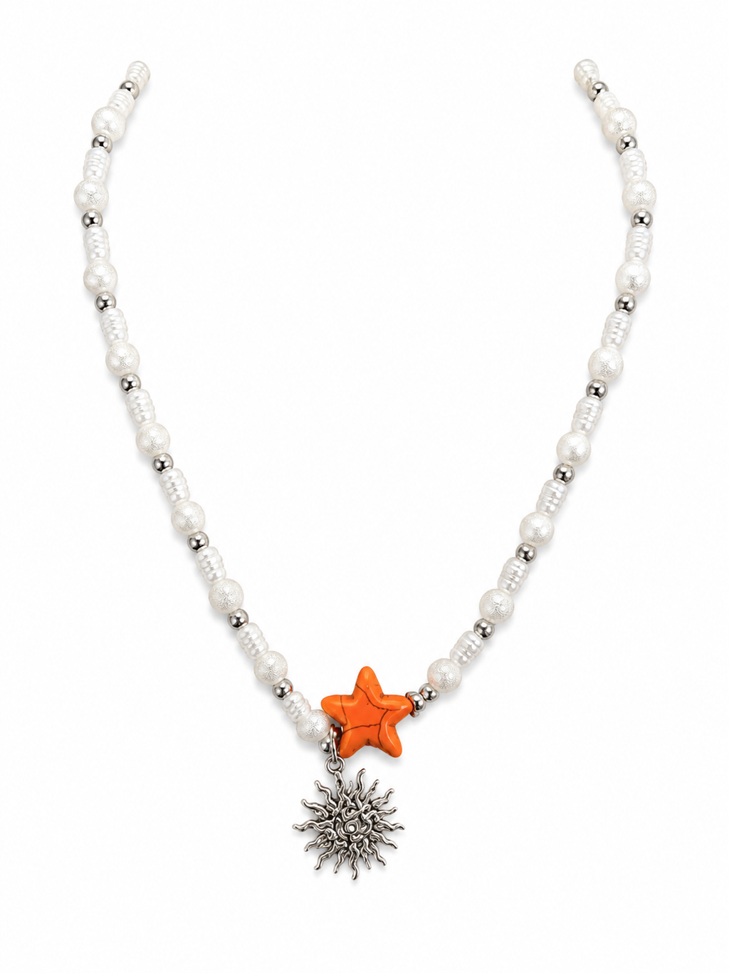 Collar Perla Estrellada
