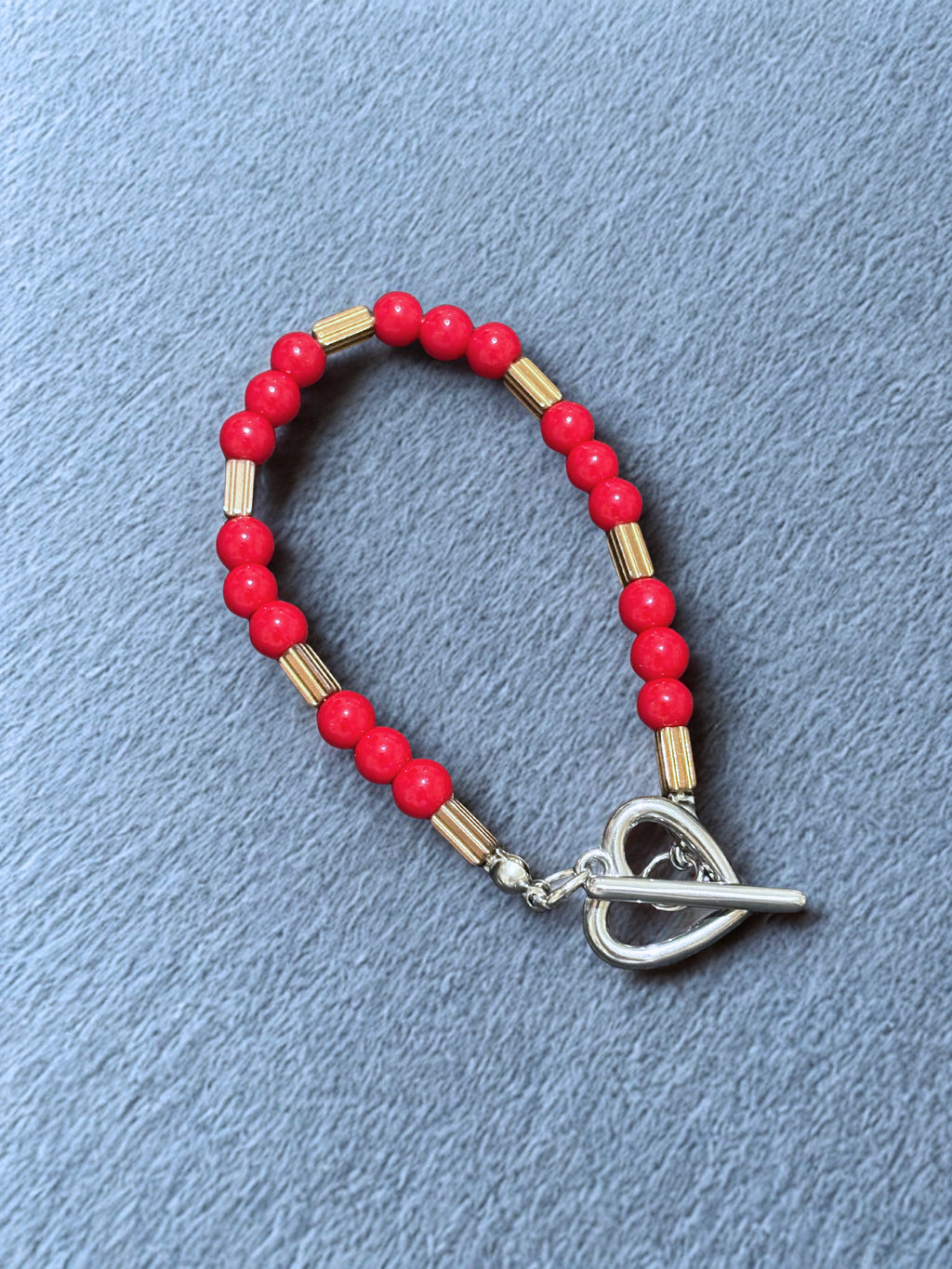 Pulsera Agata rojo